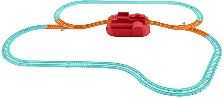 Thomas & Friends TrackMaster Builder Bucket, Storage Container With 25 Train Track and Play Pieces