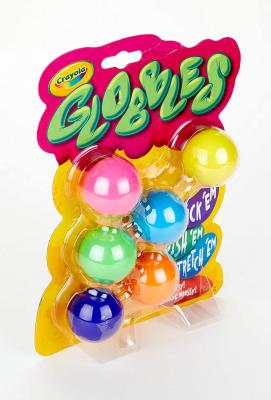 Crayola Globbles, Fidget Toys, Squish Gift for Kids, 6 Count, Multicolor