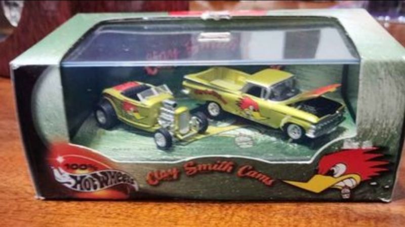 Hot Wheels Clay Smith Cams 2-Car Set New MISB Hot Rod Series