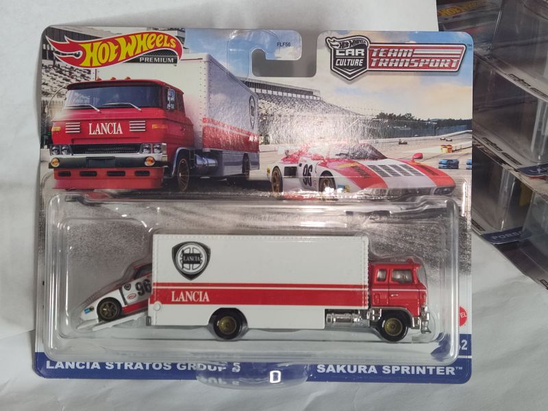 Hot Wheels Team Transport Lancia Stratos Group 5 & Sprinter