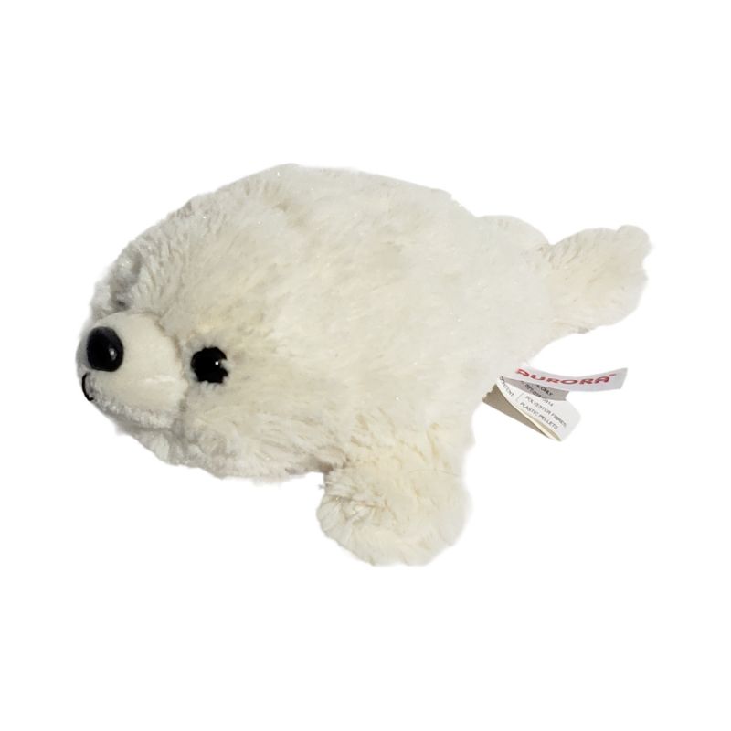 Aurora World Extremely Soft and Fuzzy Furry Baby Seal Cream 