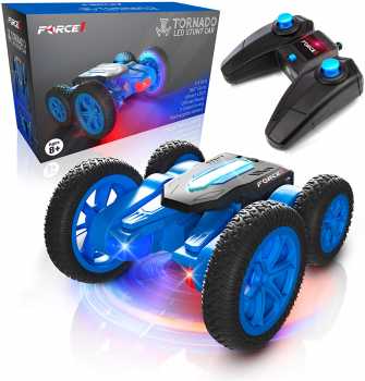 Force1 Tornado LED RC Car, 4WD Off-Road Stunt Car