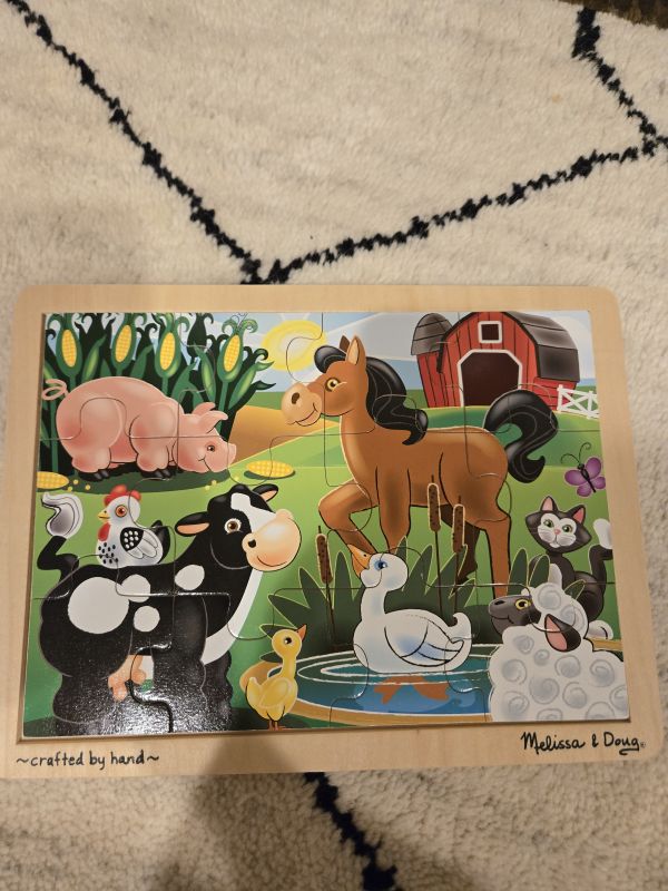 Melissa & Doug farmhouse animals puzzle 