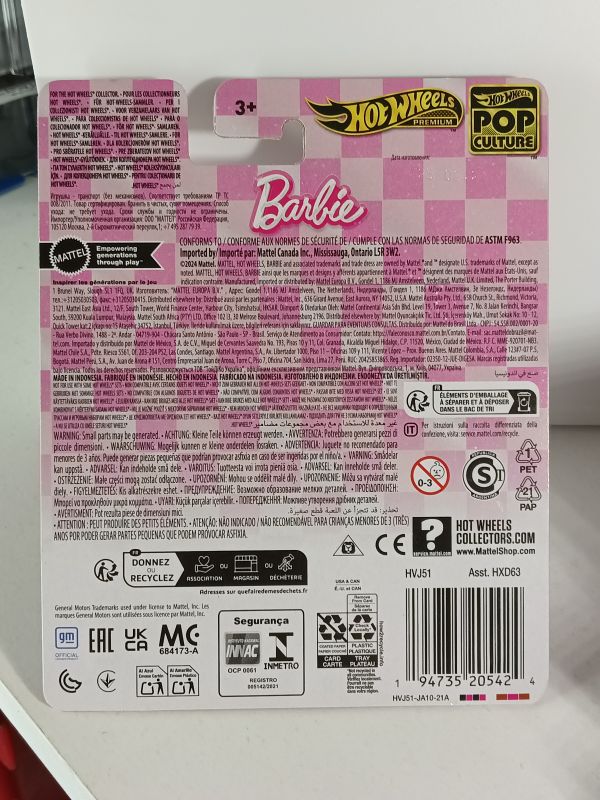 Hot Wheels HVJ51 Pop Culture BARBIE 65