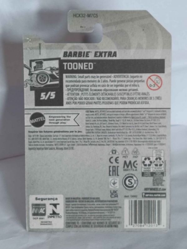 Hot Wheels #134 TOOND Series #5 BARBIE Extra (Loc U)