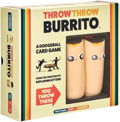 Throw Throw Burrito by Exploding Kittens - A Dodgeball Card Game - Family-Friendly Party Games - Card Games