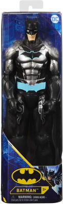 DC Comics Batman 12-inch Bat-Tech Action Figure (Black/Blue Suit), Kids Toys for Boys Aged 3 and up