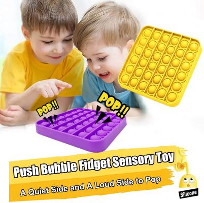 Push and Pop Bubble Fidget Sensory Toy, a Loud Side and a Quiet Side to Pop