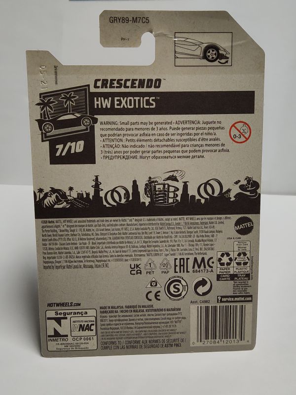 Hot Wheels Exotics Series Crescendo PGHK CRSD (Loc K)