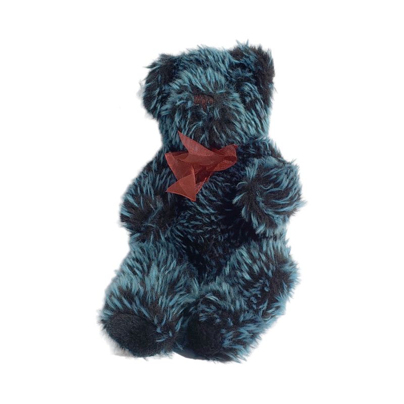 Cuddle Me Toys Floral Arrangement Bear Black Blue 12