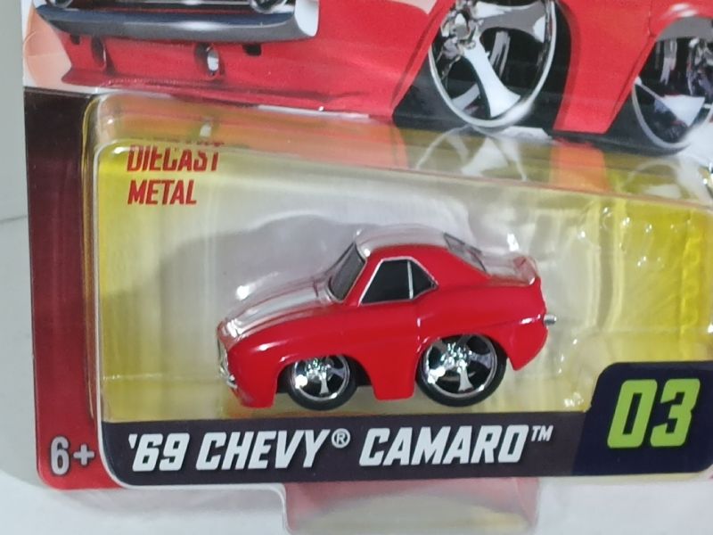 Car Tuned Series 1 #03 '69 Chevy Camaro PEGHK CREASED