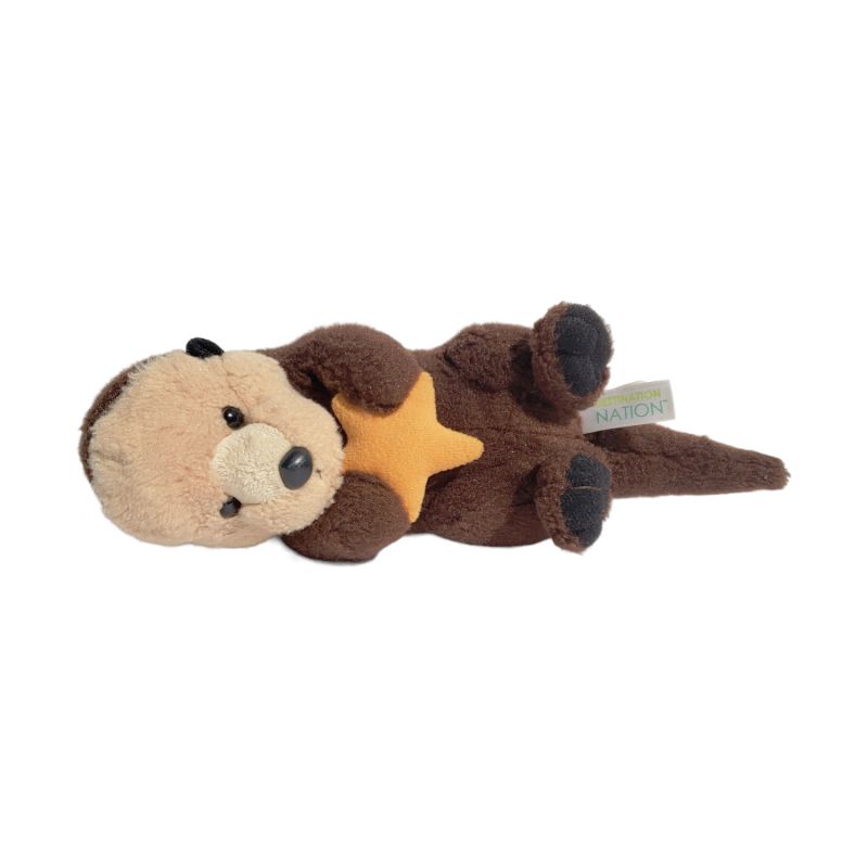 Destination Nation Playful Otter Plush With Starfish Stuffed