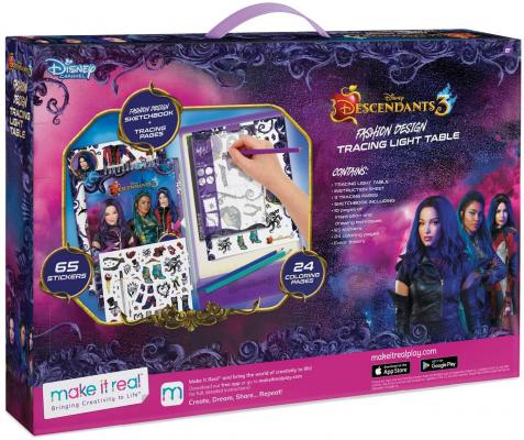 Make It Real - Disney Descendants 3 Sketchbook with Tracing Light Table