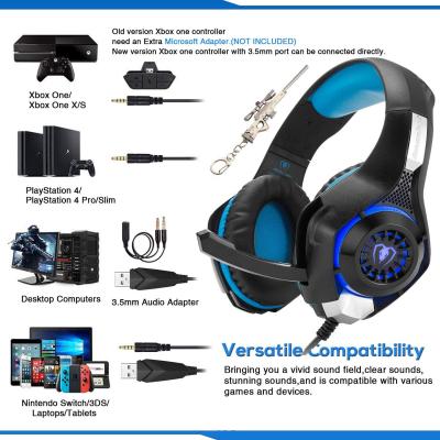 Gaming Headset for New Xbox One PS4 PC Laptop Tablet with Mic