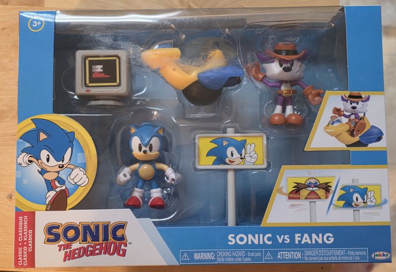 Sonic the Hedgehog: Sonic vs Fang Figure Set