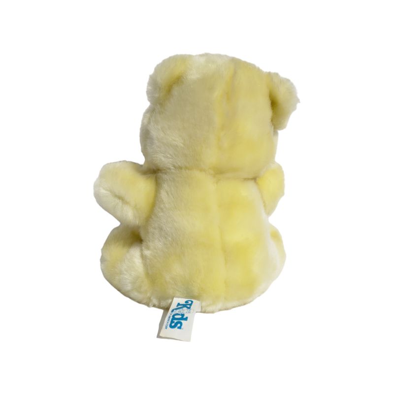 Yellow Fuzzy Bear Kids of America Corps 2002 Plush Toy Stuff