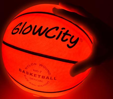 Light Up Basketball-Uses Two High Bright LED's (Official Size and Weight)