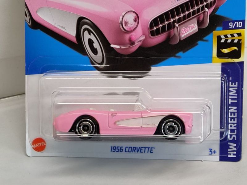 Hot Wheels Screen Time BARBIE #9 1956 Corvette (Loc M