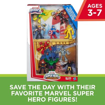 Playskool Heroes Marvel Super Hero Adventures Ultimate Avengers Set of 10