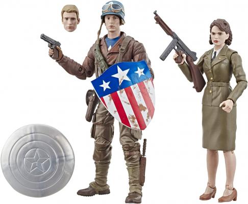 Marvel Legends Series Captain America: The First Avenger 6inch-Scale Movie-Inspired Captain America & Peggy Carter Collectible Action Figure 2 Pack