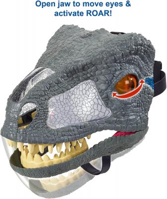 JURASSIC WORLD CHOMP N ROAR MASK Velociraptor - Blue